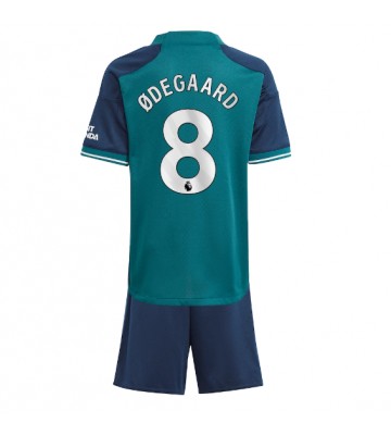 Arsenal Martin Odegaard #8 Replica Third Stadium Kit for Kids 2023-24 Short Sleeve (+ pants)